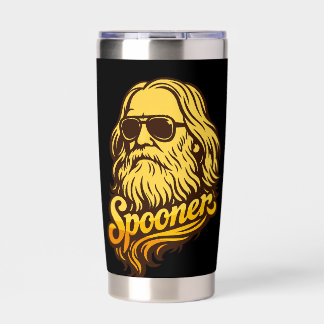 Spoonerism Funny Wordplay Design Insulated Tumbler