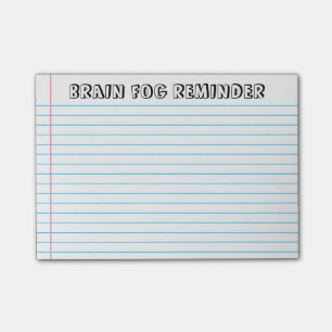 Spoonie - Brain Fog Post-It Notes-Chronic Illness Notes