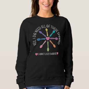 Spoonie Chronic Illness Awareness Chronic Pain Sweatshirt