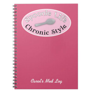 Spoonie Style - Pink Notebook