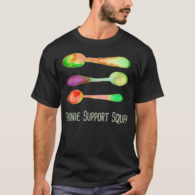 Spoonie Support african safari back -  T-Shirt (Front)