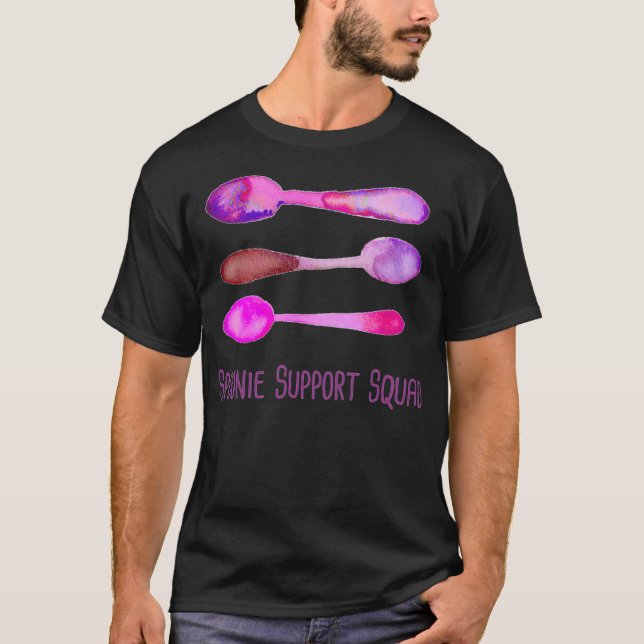 Spoonie Support Squad christmas animals -  T-Shirt (Front)