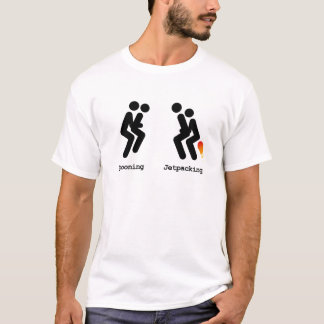 Spooning and Jetpacking T-Shirt