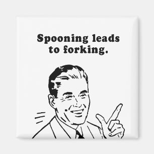 SPOONING LEADS TO FORKING MAGNET