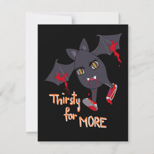 Spoopy Bat Halloween card
