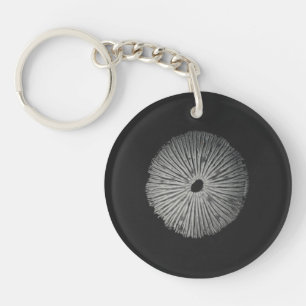 Spore Print Acrylic Keychain