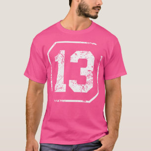 Sport 13 Jersey Team  T Shirt Baseball Hockey Bask