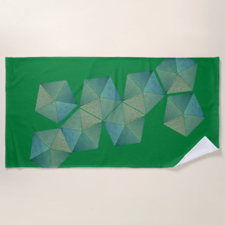 Sport 3D Beach Towel