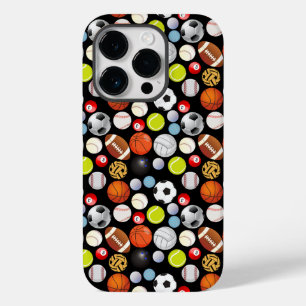 Sport Balls Pattern Case-Mate iPhone 14 Pro Case