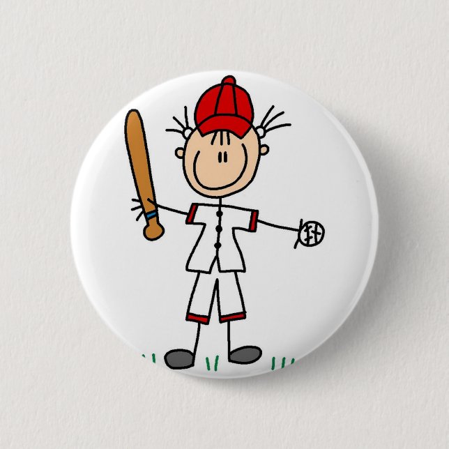 Sport Baseball Button (Front)