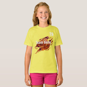 Sport basketball Team Field day Cheer Squad School T-Shirt