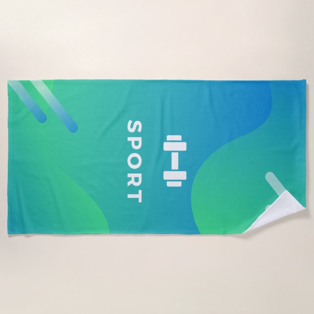 Sport Beach Towel (Front)