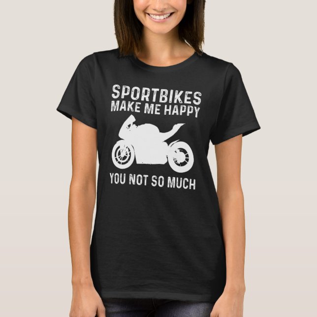 Sport Bike Men Women Racing Biker Motorbike Rider  T-Shirt (Front)