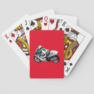 Sport Bike Motorcycle Playing Cards