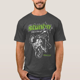 Sport Bike Stunting Wheelie Motorcycle Shirt