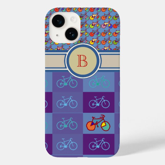 sport bikes pattern monogram Case-Mate iPhone case (Back)