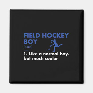 Sport Boy Definition Field Hockey Magnet