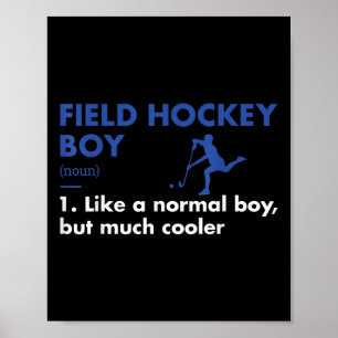 Sport Boy Definition Field Hockey  Poster