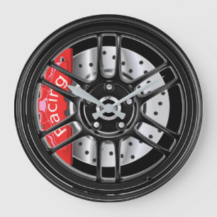 Sport brake caliper clock