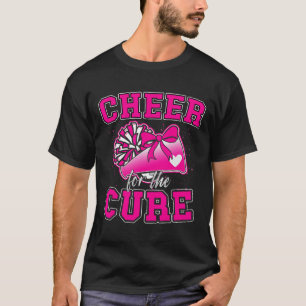 Sport Breast Cancer Awareness Cheerleader Cheer Fo T-Shirt