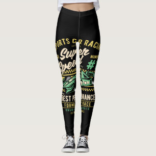 sport car racing super speed bets performance leggings