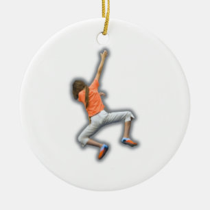 Sport Climbing Ceramic Tree Decoration