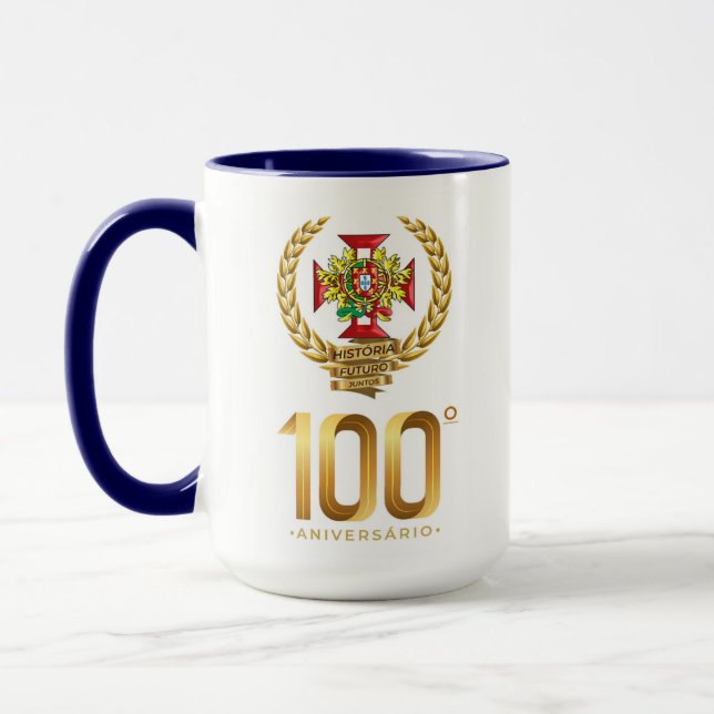 Sport Club Portuguese 100th Anniversary Mug (Left)