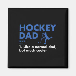 Sport Dad Definition Hockey Magnet