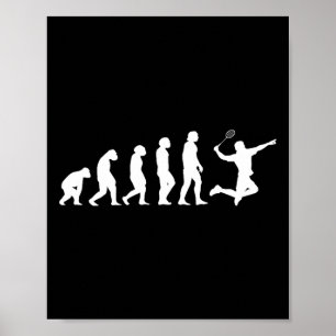 Sport Evolution Badminton Poster