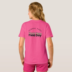 Sport Field day Red green yellow blue colour Team T-Shirt