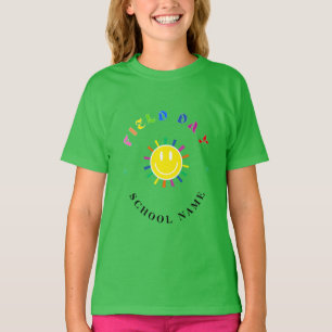 Sport Field day Red green yellow blue colour Team  T-Shirt