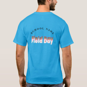 Sport Field day Red green yellow blue colour Team T-Shirt