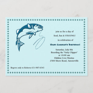Sport Fishing Invitation