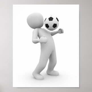 sport football movement ball poster