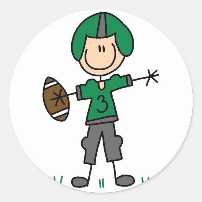 Sport Football Sticker (Front)