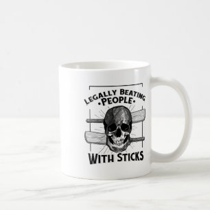 Sport Humor Legally Beating People With Sticks Sku Coffee Mug