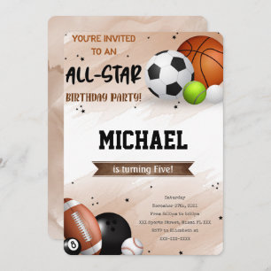 Sport Invitations