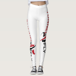 Sport leggings customisable for any text