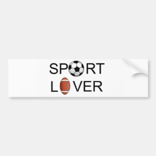 Sport Lover Bumper Sticker