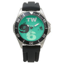 Sport Man 96 Green Sea Clock