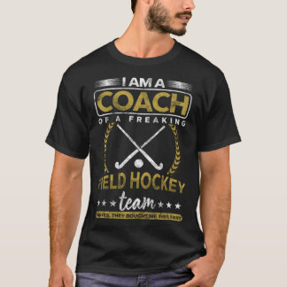 Sport Mentor Coach Field Hockey Team Training Play T-Shirt