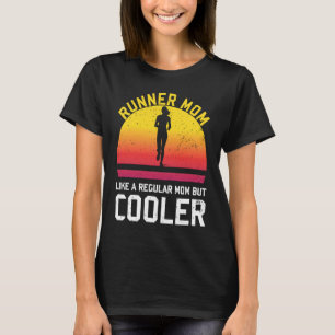 Sport Mother Workout Vintage Runner Mum Running Su T-Shirt