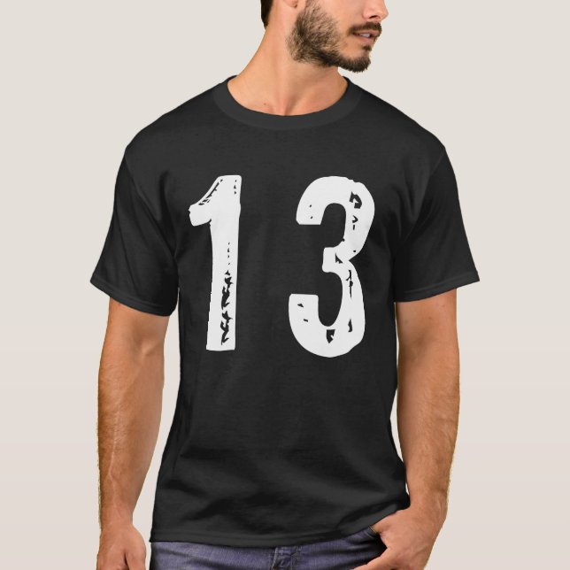 Sport number 13 T-Shirt (Front)