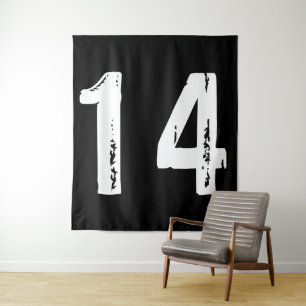 Sport number 14 tapestry