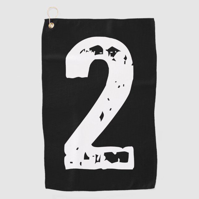 Sport number 2 golf towel (Front)