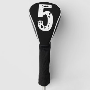 Sport number 5 golf head cover