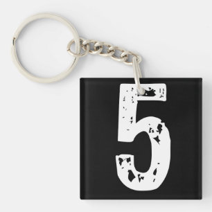 Sport number 5 key ring