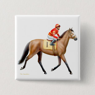 Sport of Kings Race Horse Pin