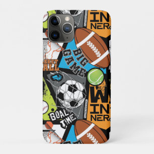 Sport Pattern With Balls iPhone 11 Pro Case