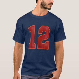Sport Player Number 12 Jersey Number 12 T-Shirt